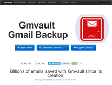 Tablet Screenshot of gmvault.org